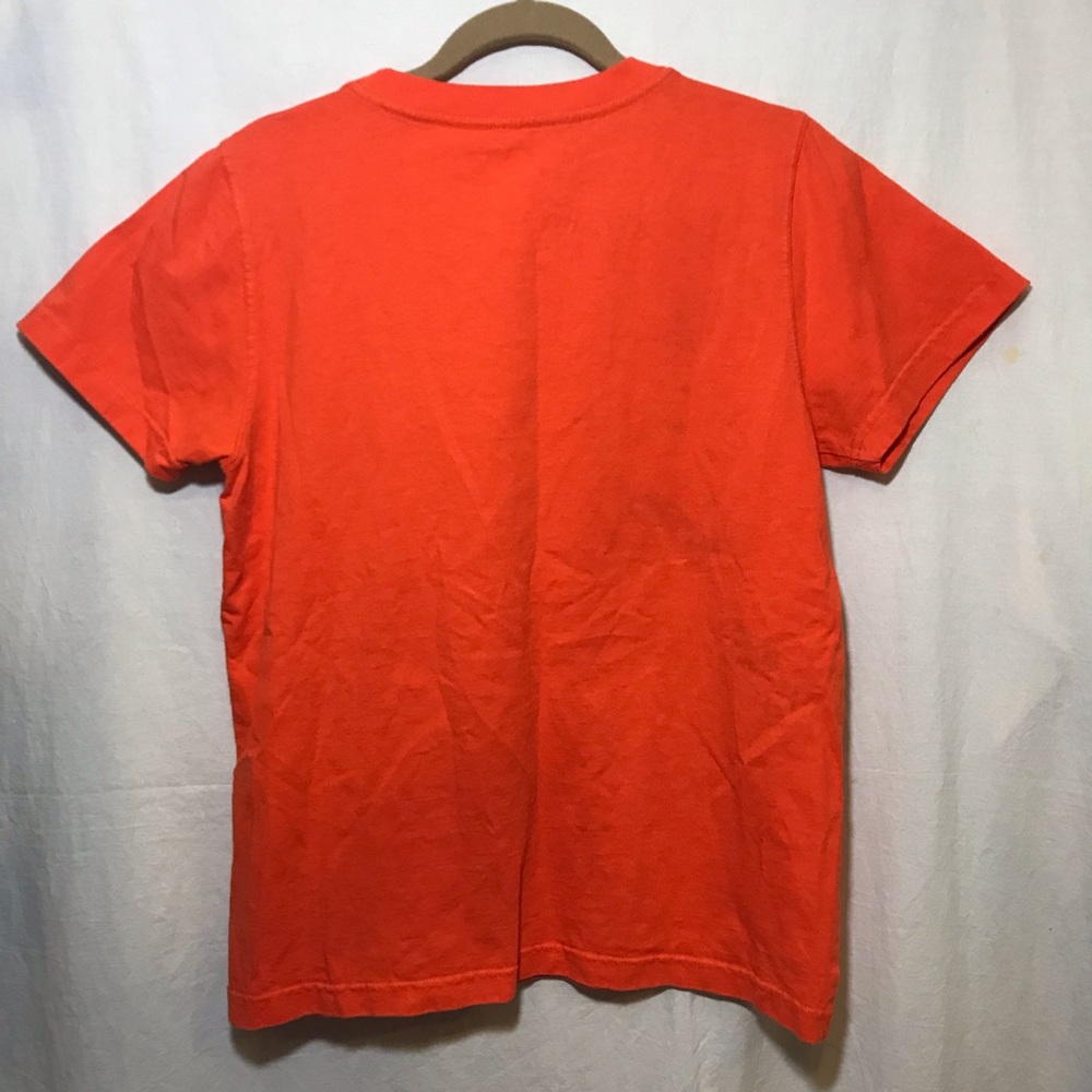 FREE Dickies Fun Bright Orange Short Sleeve Work Pocket Tee T-Shirt GUC Medium M - Picture 3 of 8